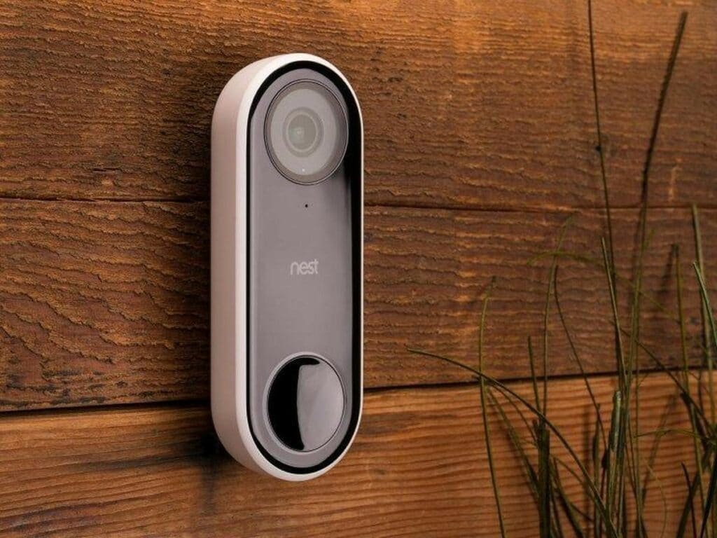 The Nest Hello video doorbell